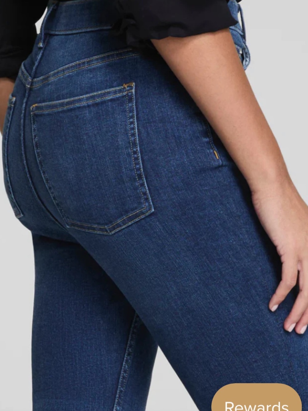 SPANX Blue Cropped Ankle Jeans - Picture 4 of 9